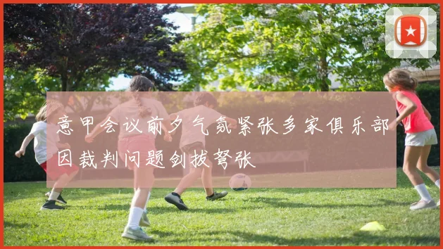 意甲会议前夕气氛紧张多家俱乐部因裁判问题剑拔弩张